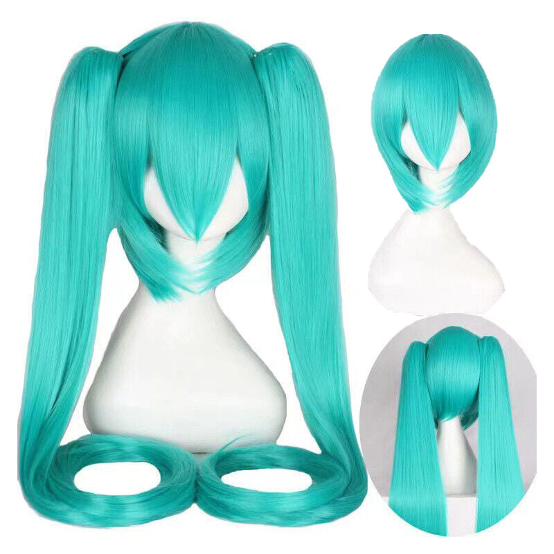 Hatsune Miku Cosplay Costume with Dress, Sleeves, Tie, and Hair Accessories