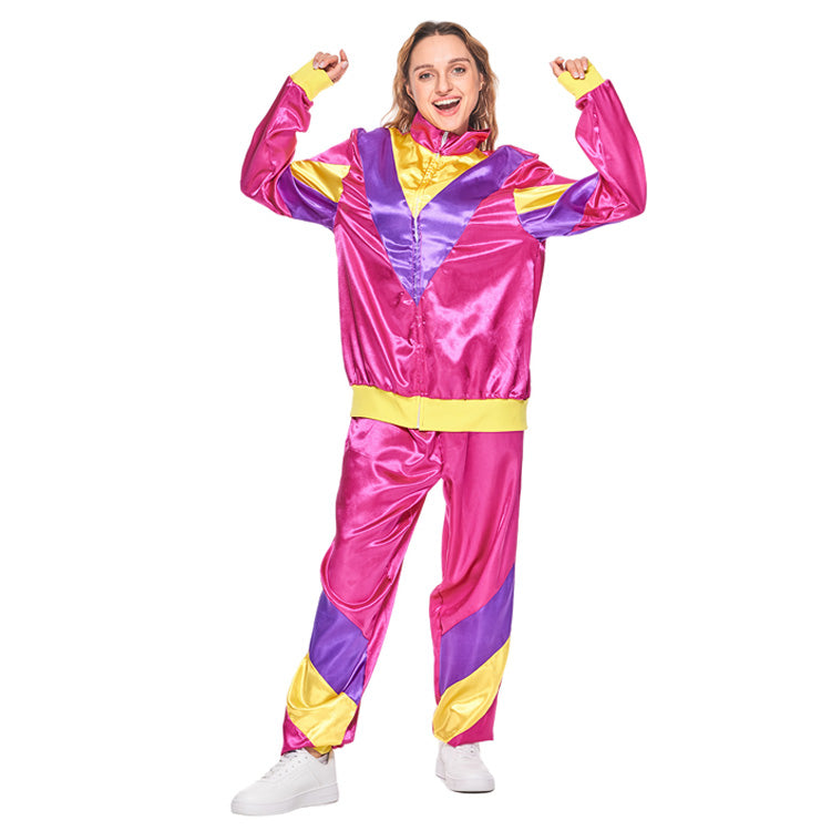 80's Punk Style Couple Disco Sports Suit for Women