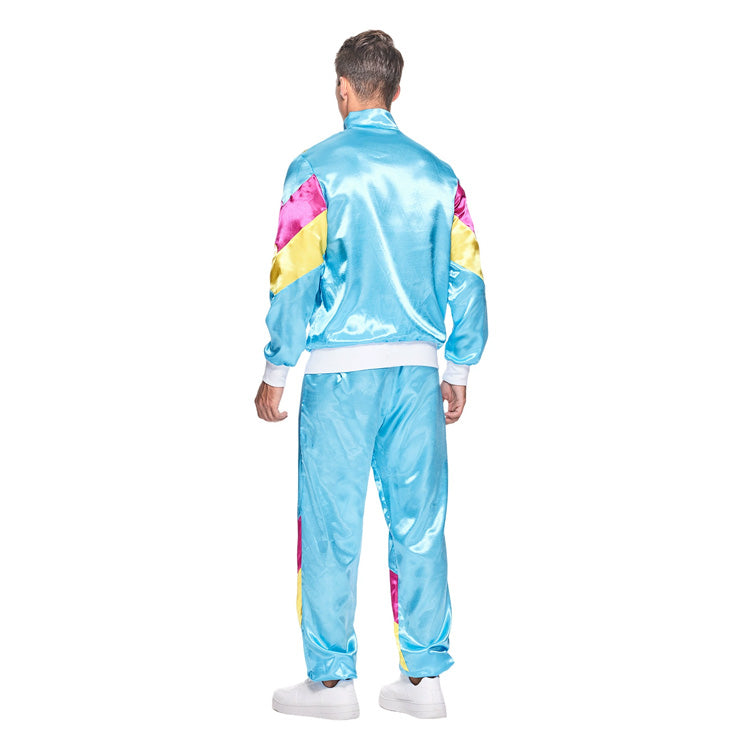 80's Punk Style Couple Disco Sports Suit for Men