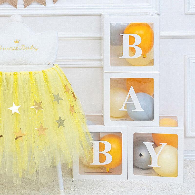Baby Shower Decoration Transparent Balloon Box