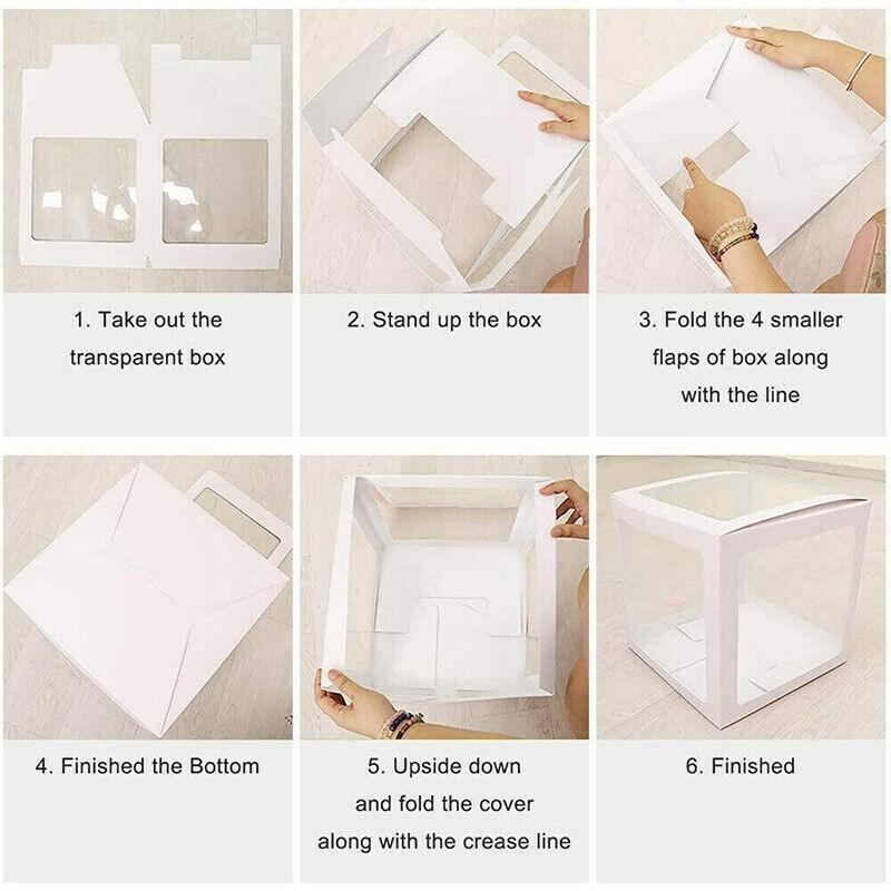 Baby Shower Decoration Transparent Balloon Box