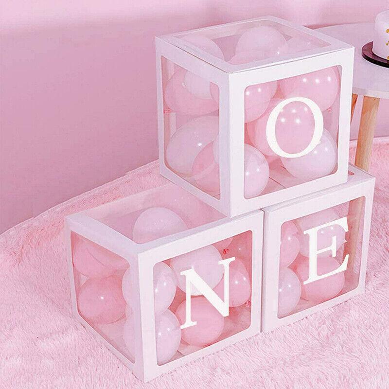 Baby Shower Decoration Transparent Balloon Box