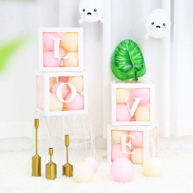 Baby Shower Decoration Transparent Balloon Box