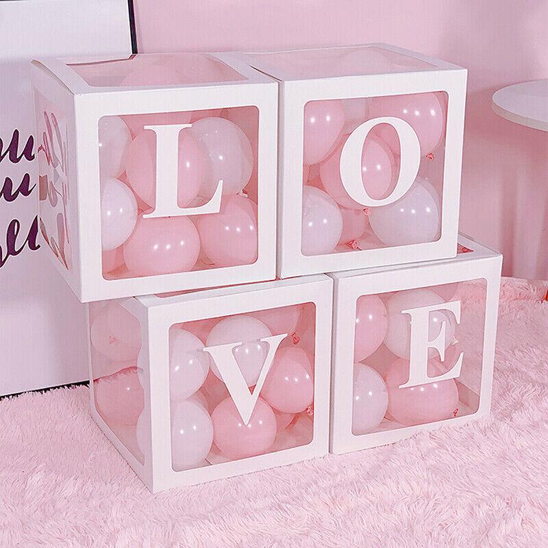 Baby Shower Decoration Transparent Balloon Box