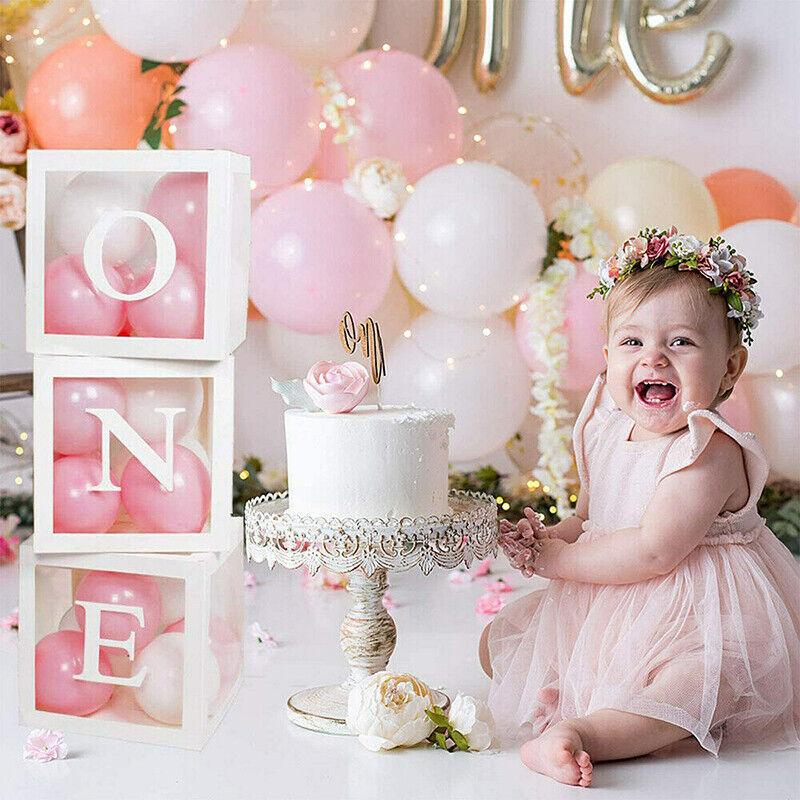 Baby Shower Decoration Transparent Balloon Box