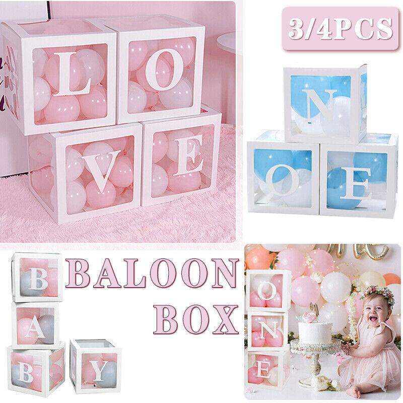 Baby Shower Decoration Transparent Balloon Box