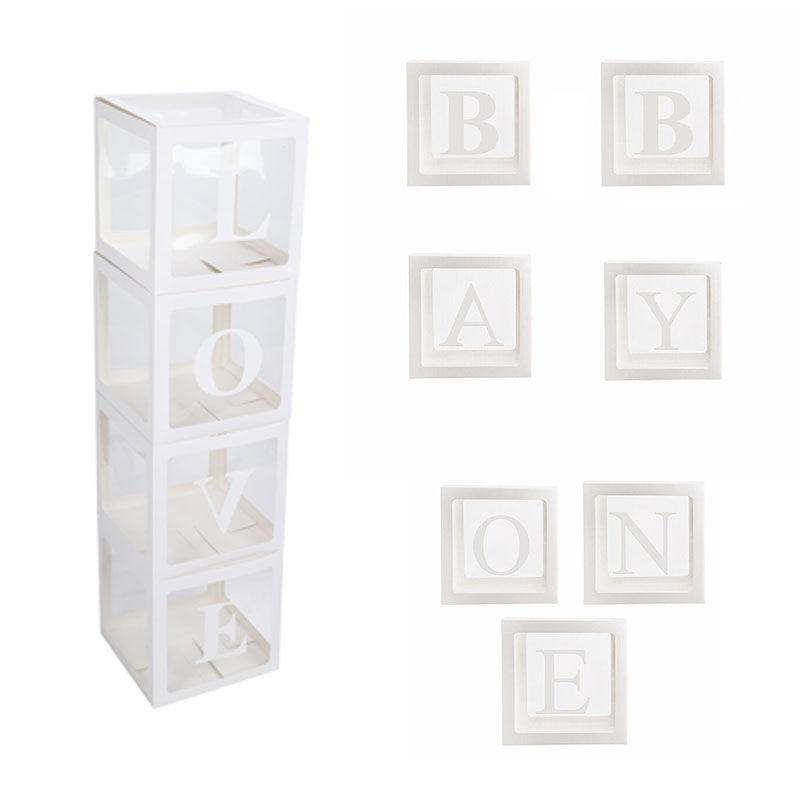 Baby Shower Decoration Transparent Balloon Box