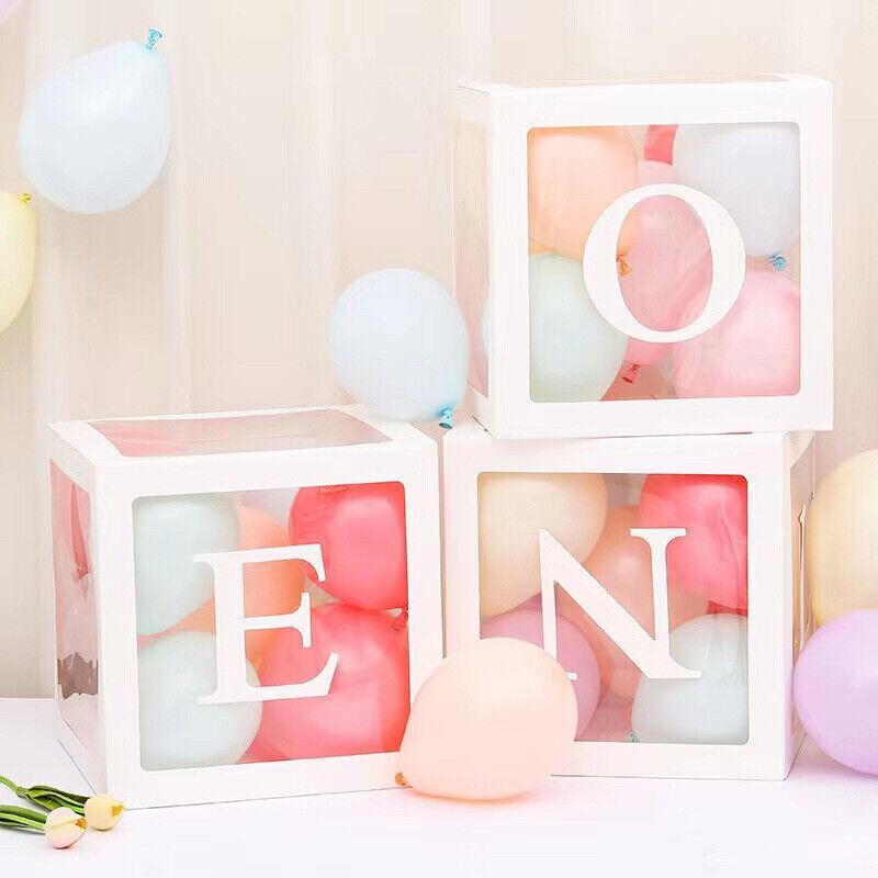 Baby Shower Decoration Transparent Balloon Box