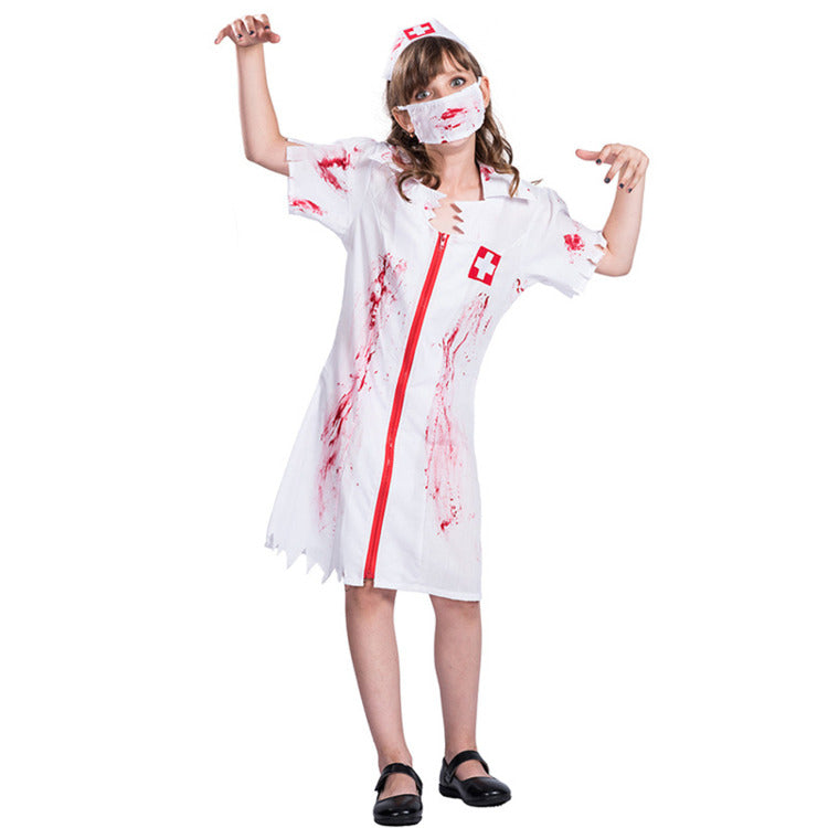 Girls' Bloody Nurse Costume