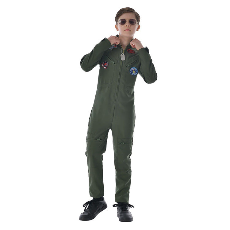 Kids’ Pilot Flight Suit Costume