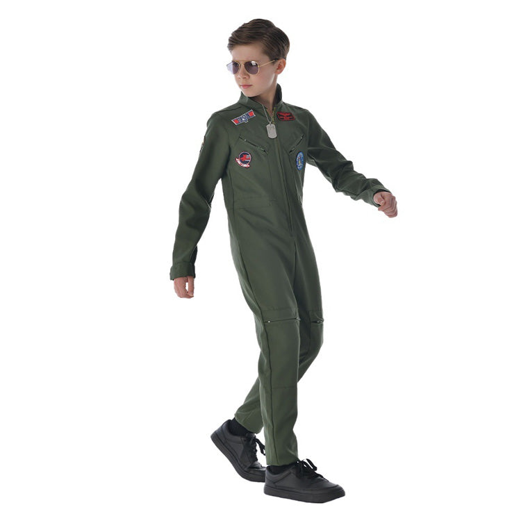 Kids’ Pilot Flight Suit Costume