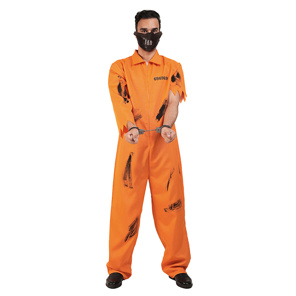Prisoner Halloween Costume, Mens