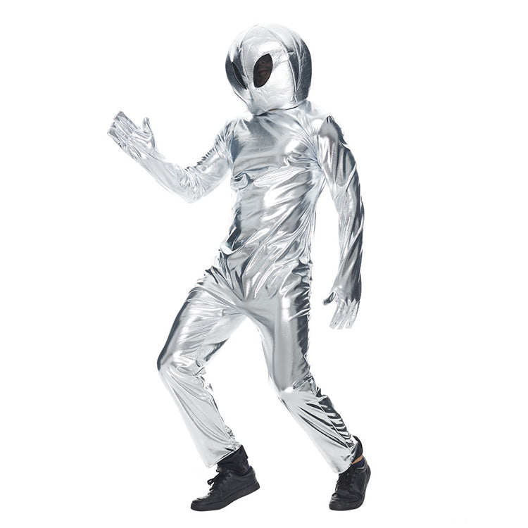 Silver Alien Costume for Adults