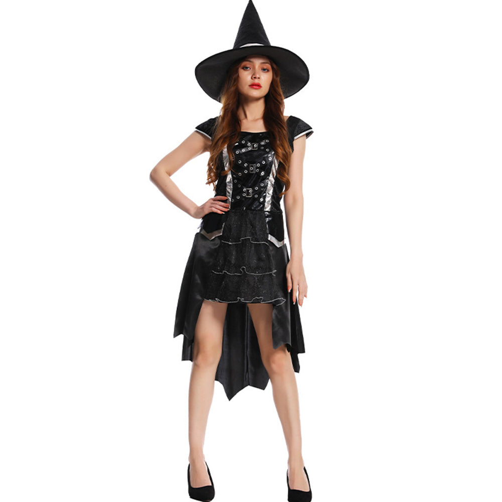 Black Witch Dress, Womens