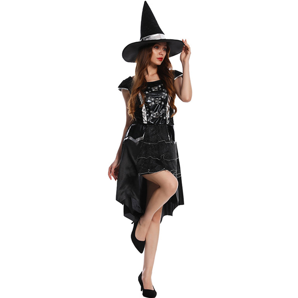 Black Witch Dress, Womens