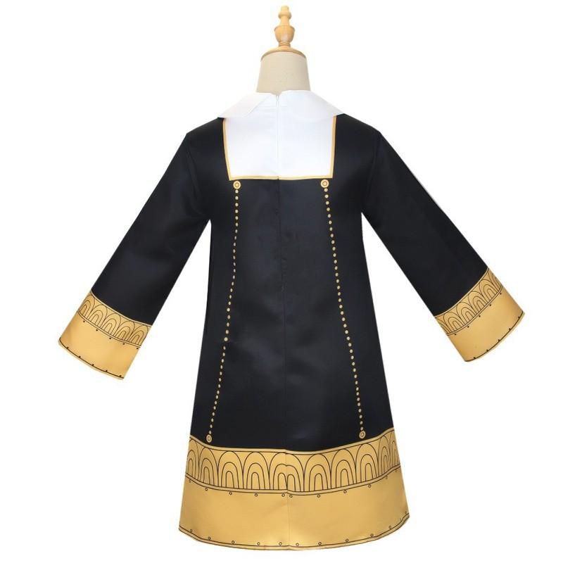 Anime SPY×FAMILY Anya Forger Golden Dress Cosplay