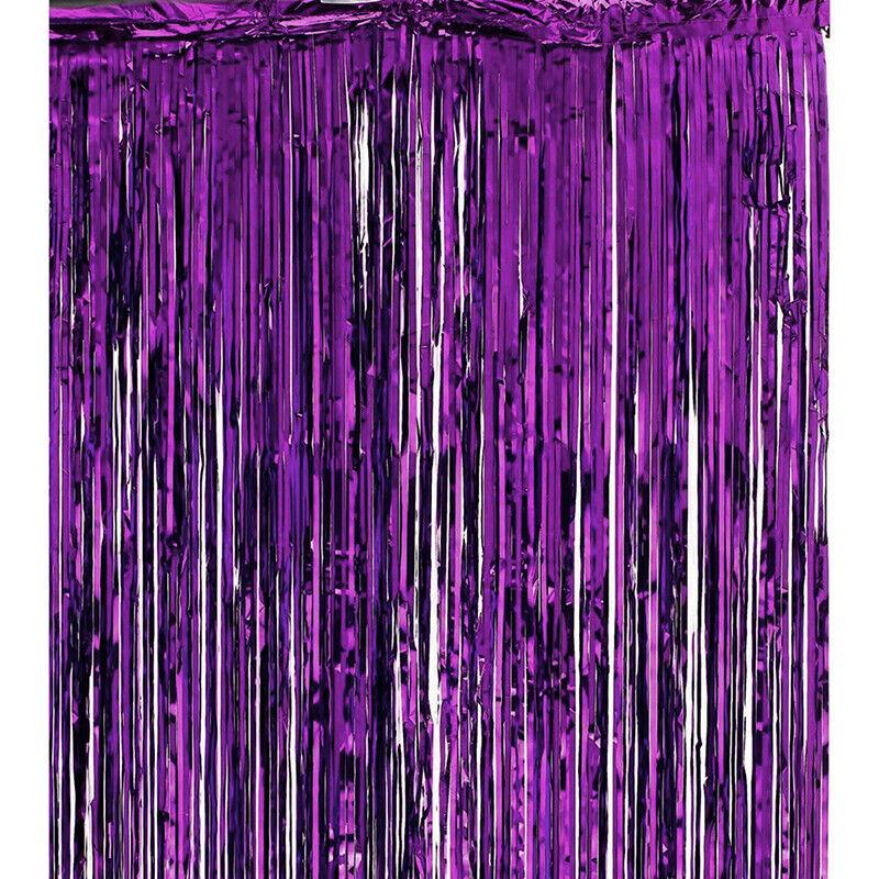 Party Decoration Birthday Metallic Tinsel Foil Curtain