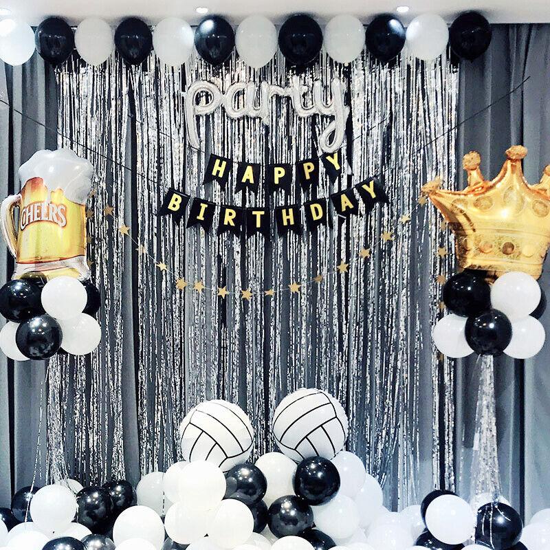 Party Decoration Birthday Metallic Tinsel Foil Curtain
