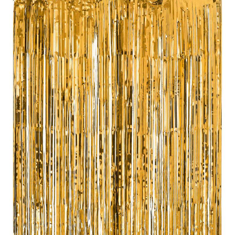 Party Decoration Birthday Metallic Tinsel Foil Curtain