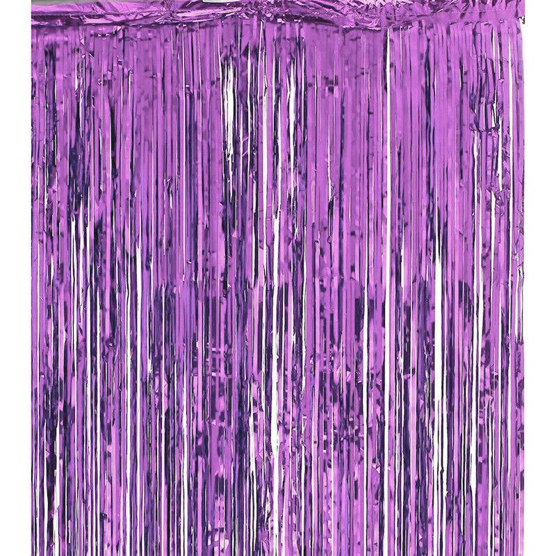 Party Decoration Birthday Metallic Tinsel Foil Curtain