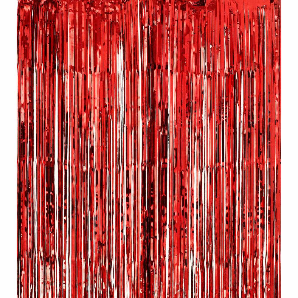 Party Decoration Birthday Metallic Tinsel Foil Curtain