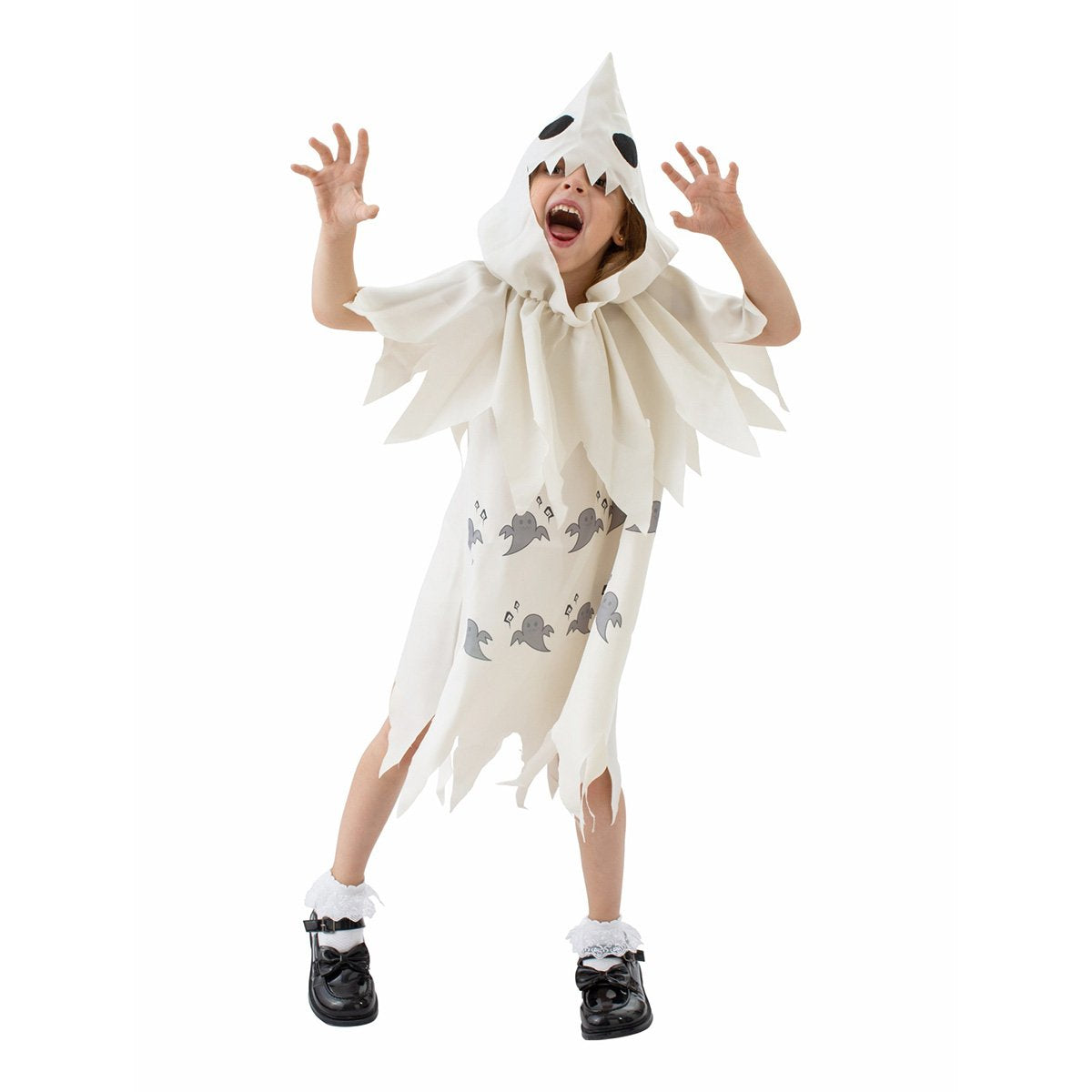 Kids Ghost Cloak Two-Piece Costume Set