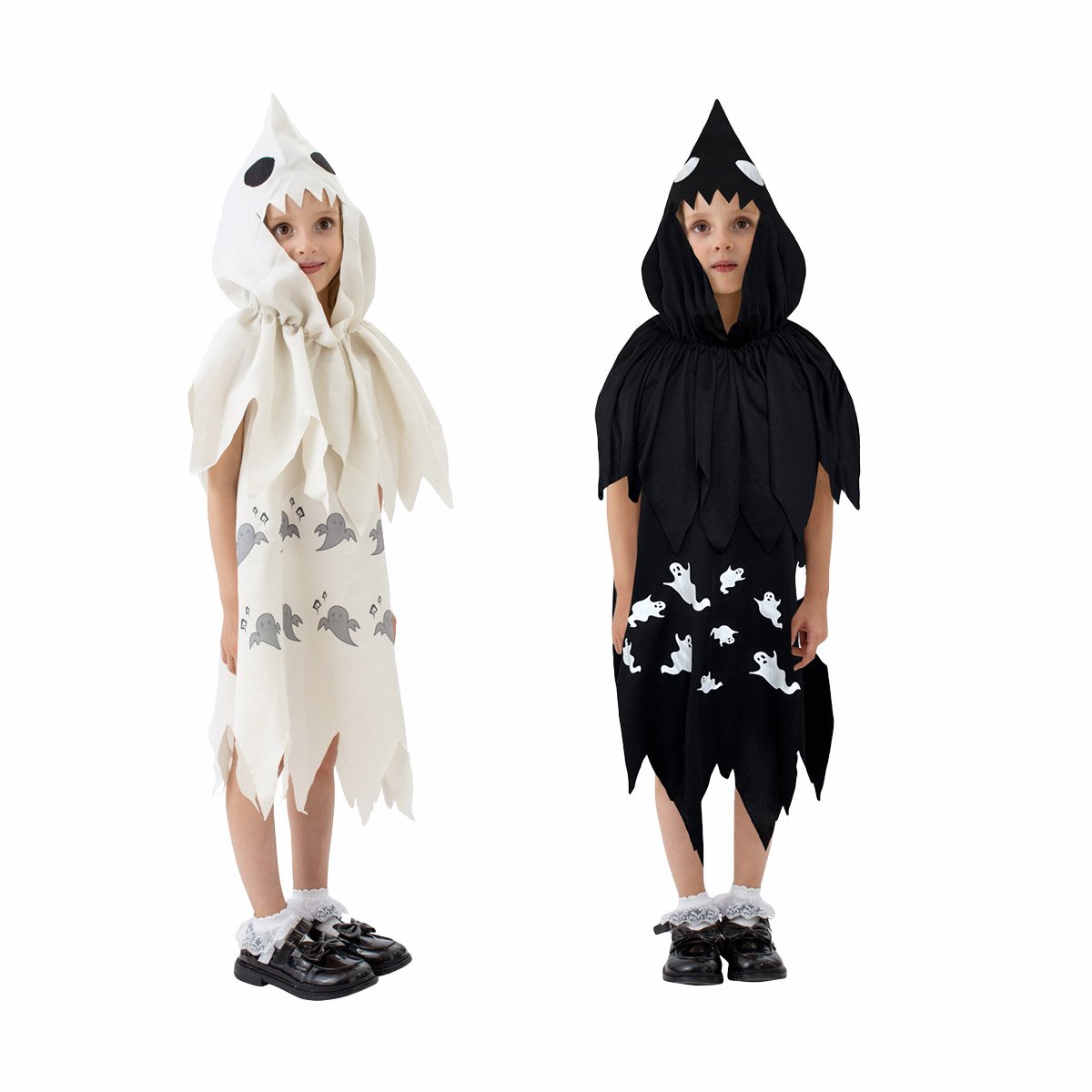 Kids Ghost Cloak Two-Piece Costume Set
