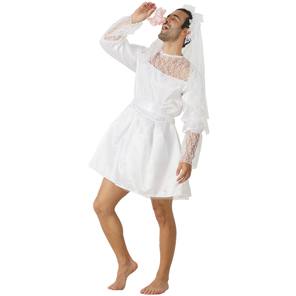 Funny Mens costumes Wedding Dress
