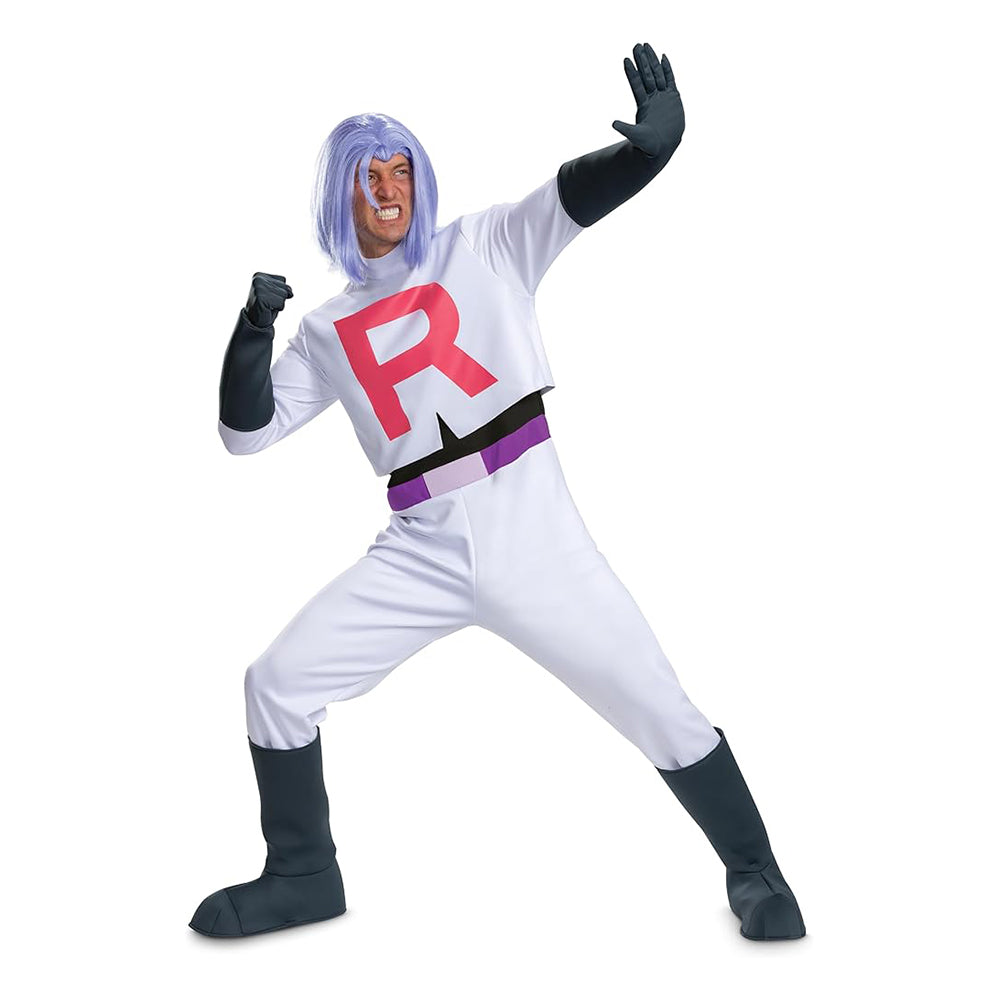 Pokémon Team Rocket James Cosplay Costume