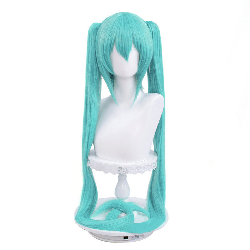 Hatsune Miku Cosplay Costume with Dress, Sleeves, Tie, and Hair Accessories
