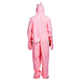 Adults Pink Bunny Fluffy Onesie Cosplay Costume