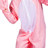 Adults Pink Bunny Fluffy Onesie Cosplay Costume