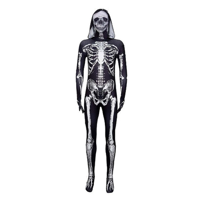 Halloween Cosplay Skeleton Skeleton Jumpsuit