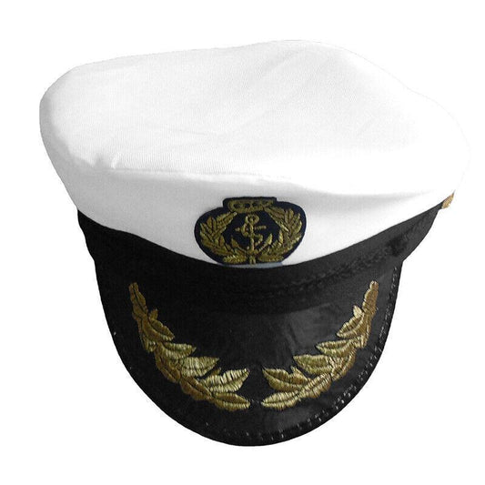 Sailor Cap Boat Captain Hat For Navy Skipper Costume Fancy Marine Dress Au Aimall