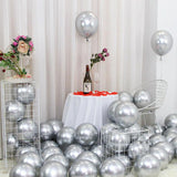 50x Thick 10"25cm Chrome Metallic Balloon Helium Birthday Wedding Party Balloons - Aimall