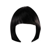 Womens Short Straight BOB Sleek Hair with bang Synthetic Cosplay Wig Wigs Party - Aimall