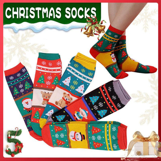 Christmas Santa Red Socks Decorations Xmas Creative Party Gift Stockings AU - Aimall