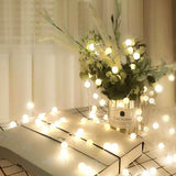 USB Bulb Ball Fairy String Strips Lights Home Garden Lamp Halloween Xmas Party - Aimall