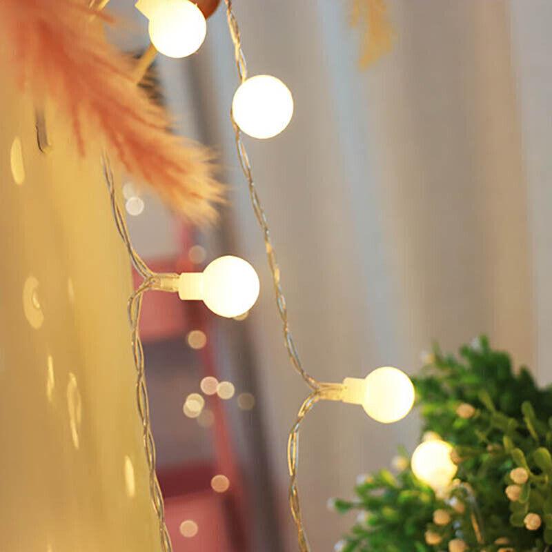 USB Bulb Ball Fairy String Strips Lights Home Garden Lamp Halloween Xmas Party - Aimall