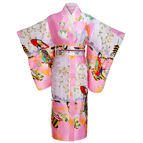 Traditional Japanese Yukata Kimono Robe Set