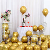 50x Thick 10"25cm Chrome Metallic Balloon Helium Birthday Wedding Party Balloons - Aimall