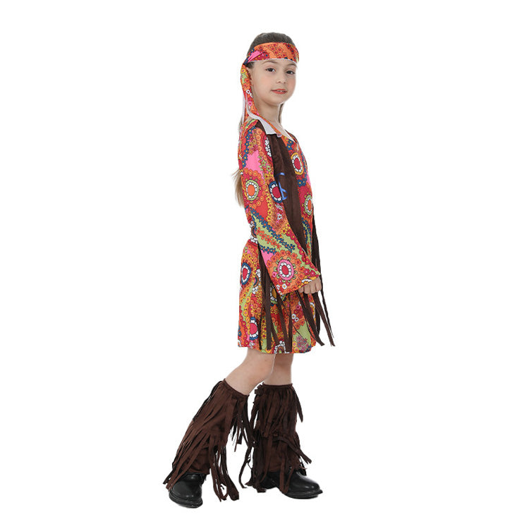 60's Hippie Costume for Girls