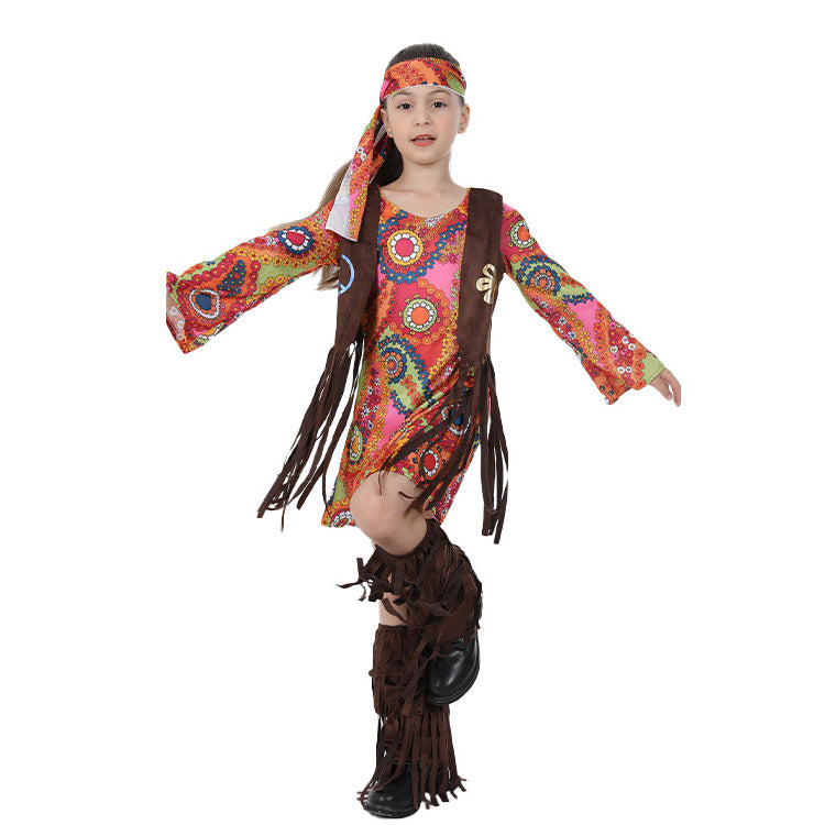 60's Hippie Costume for Girls