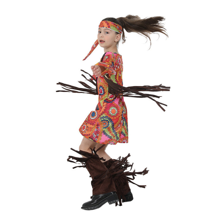 60's Hippie Costume for Girls