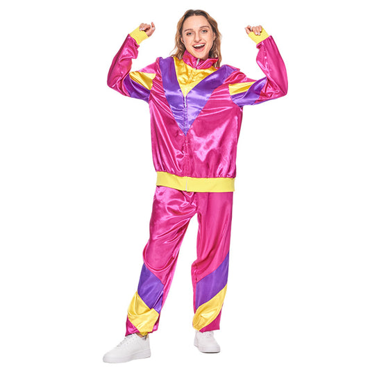 80's Punk Style Couple Disco Sports Suit for Women