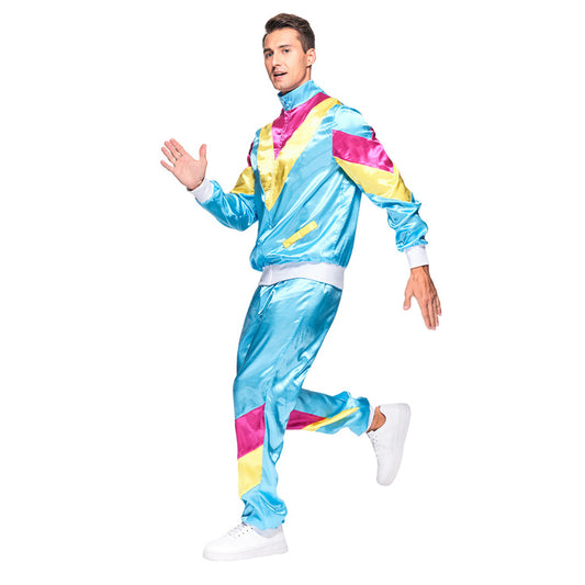 80's Punk Style Couple Disco Sports Suit for Men