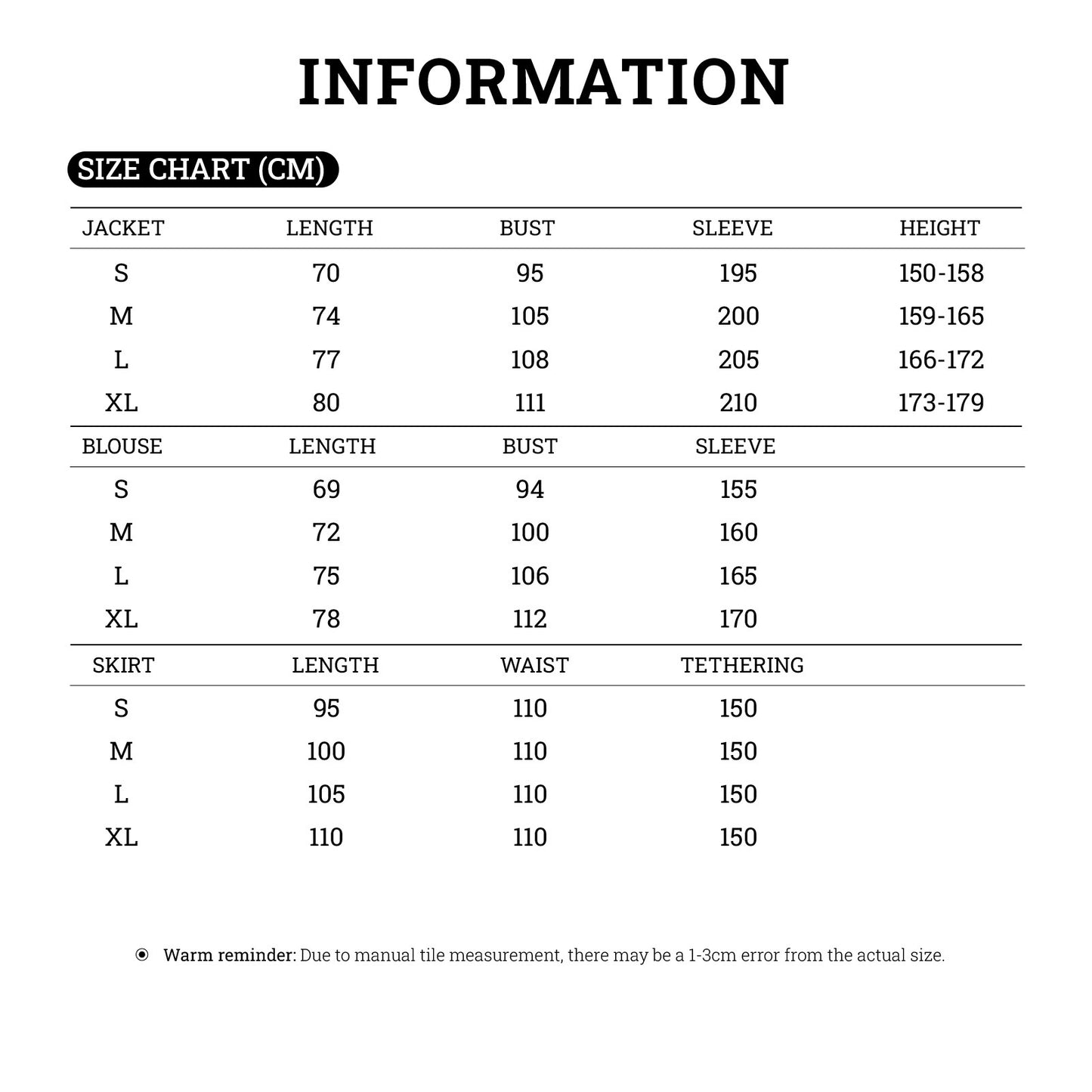 Size Guide