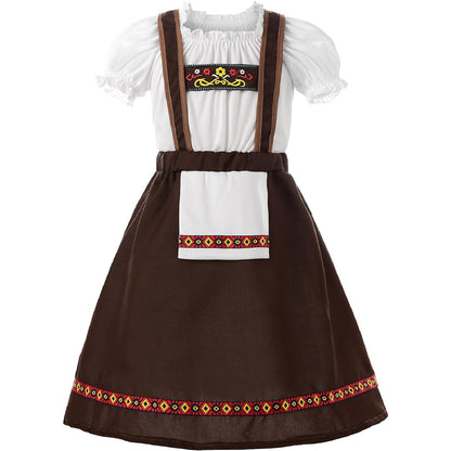 Traditional Oktoberfest Kid's Bavarian Dirndl Dress