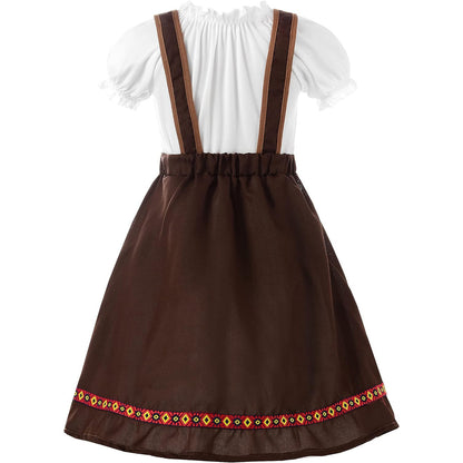 Traditional Oktoberfest Kid's Bavarian Dirndl Dress