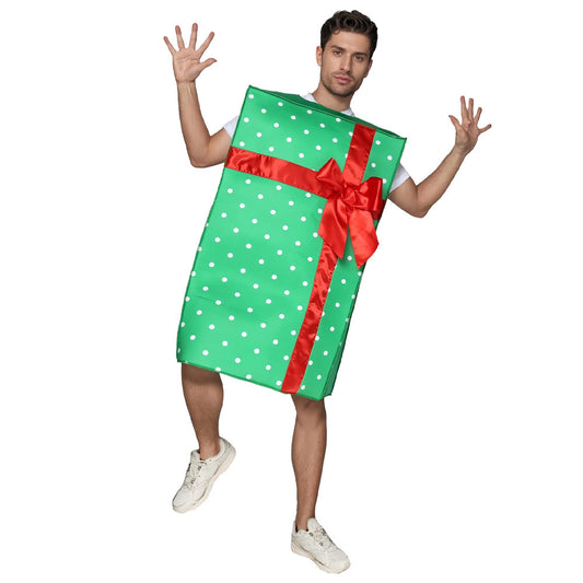 Adults Gift Box Costume Christmas Outfit